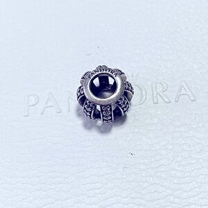 Genuine Pandora Openwork clear cz pave charm